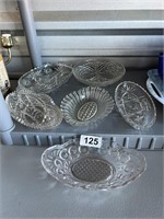 Misc. Glassware, Relish Dishes U231