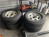 4 Alum. Wheels and Tires, 16" U233