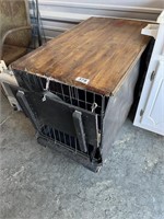 Rolling Dog Crate w/Table Top U235