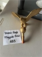 Brass Eagle Flagpole Finial U237