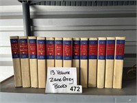 13 Volume Zane Grey Books U237
