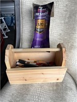 Wood Handyman Box w/Tools U240