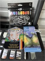 Chalk Markers, Colored Pencils, Pastels U240
