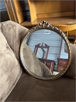 Gold Round Mirror U245