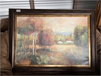 Large Framed Painting 32x44  U245