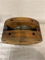 Wood pulley