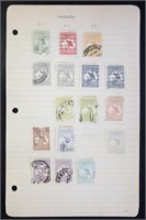 Australia Stamps 1910s-1930 Used on old pages incl