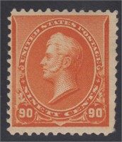 US Stamp #229 Mint LH with diagonal crease CV $475