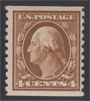 US Stamp #446 Mint LH fresh 4 cent Washin CV $130
