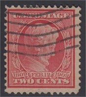 US Stamp #369 Used with light creases, att CV $225