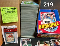 Box 1982 Topps BB Cards w/Stars Newly Opened