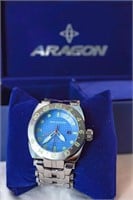 Aragon Millipede Blue with Extra Links - Men's -