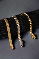 (3) Sterling Bracelets 1.66 Troy Oz