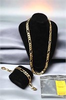 14K Gold Necklace & Bracelet 106.5 Grams