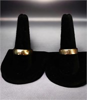 (2) Gold Rings 10.5 Grams