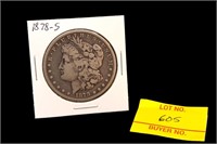 1878-S Morgan Dollar F