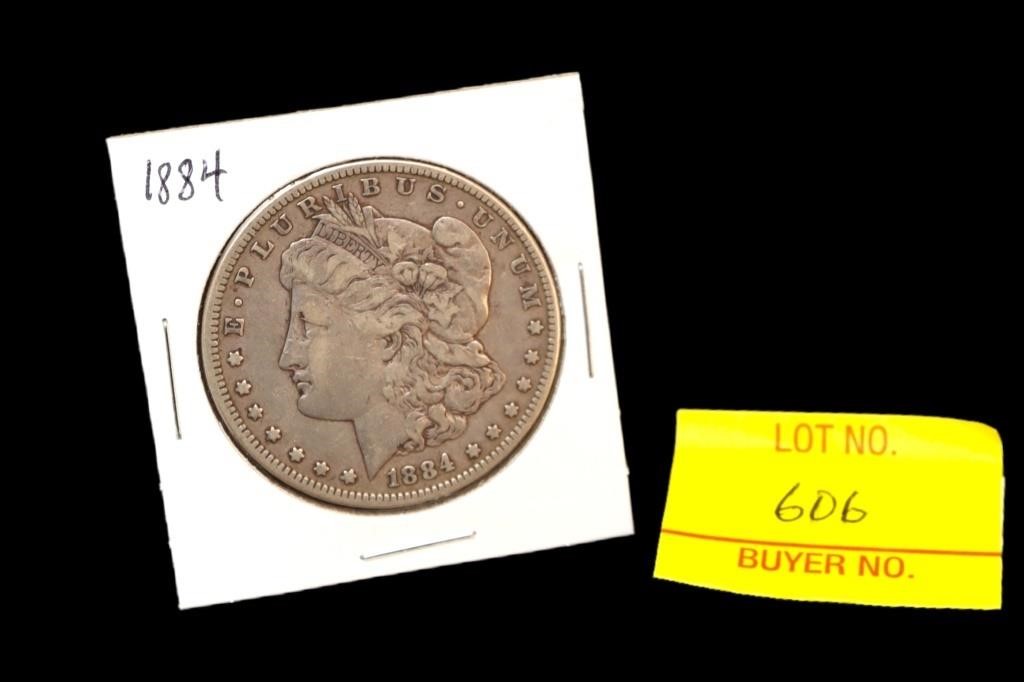 1884 Morgan Dollar VF