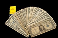 (27) $1 Silver Certificates (2 Star Notes)