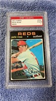 1971 Pete rose baseball reds graded