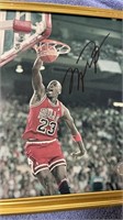 Mike Jordan autographed print