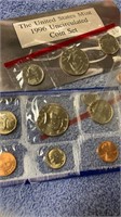 1996 uncirculated mint set extra dime