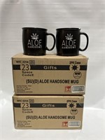 Set of 3 boxes of 2 cups each ALOE Handsome