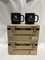 Set of 3 boxes of 2 cups each ALOE Handsome