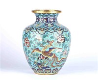 Ming. Chinese Cloisonne Vase