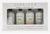 $40.00 Sand + Fog Body Lotion Set (Set of 4