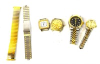 Four Vintage Watches & Bands