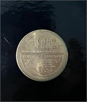 1962 Seattle Worlds Fair , 1 Dollar Coin Token
