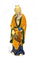 Chinese Painted Old Man Figure