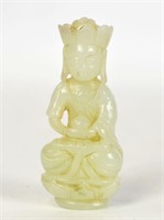 Chinese Carved Jade Buddha Figure