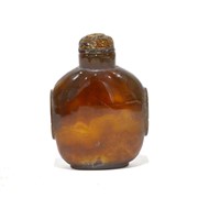 Chinese Brown Agate Snuff Bottle