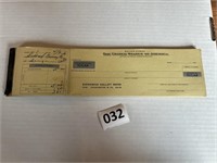 Booklet of Ration Checks Post WW2 RARE!