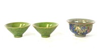 Three Chinese Porcelain Cups