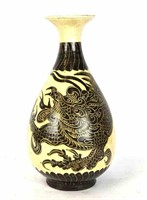 Chinese Jizhou Pear Shape Vase