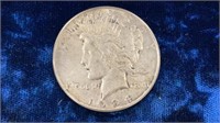 (1) 1934 silver Peace Dollar