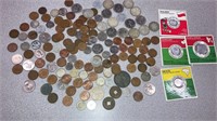 Foreign coins lot