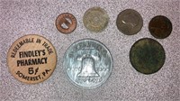 Mystery coins, johnstown traction co tokens,