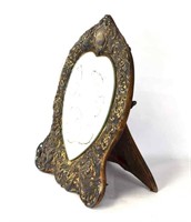 Ornate Sterling Framed Mirror