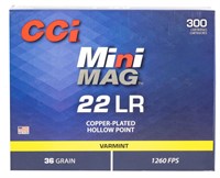 CCI 962 MiniMag  22 LR 36 gr 1260 fps Jacketed Hol