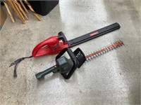 2 electric hedge trimmers