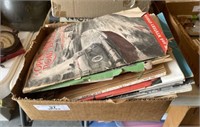 Box of Old Magazines and Pamphlets