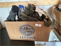 Large Box of Military Clothes and Accessories