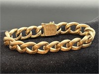 14k Gold Link Bracelet - Total Wt 59g