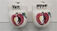 Pair Of Purinton Salt & Pepper Shakers 4 In. Tall