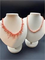 Two Coral Necklaces