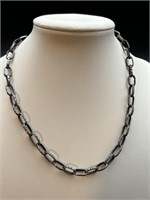 Sterling Silver Link Necklace 22.8g