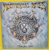 Nocturnal Rites- The 8th Sin LP Record (SEALED)